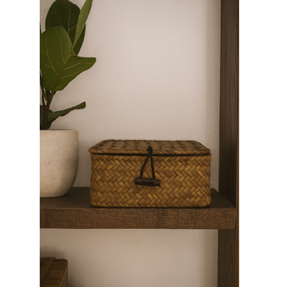 Cesta de Fibra Vegetal