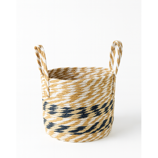 Cesto Listras Azul M