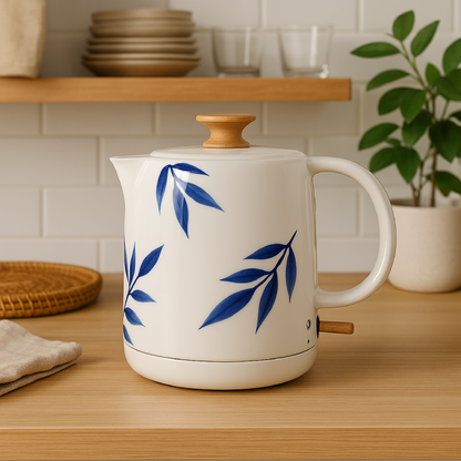 Chaleira Elétrica de Porcelana Elegance