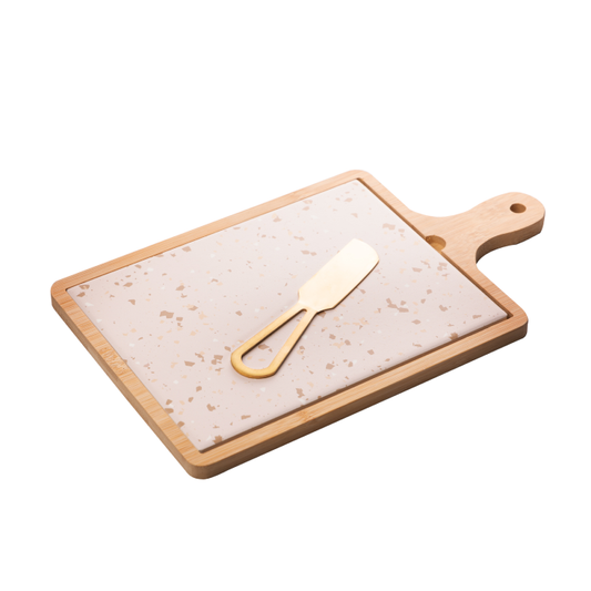 Conjunto Terrazo para Queijo