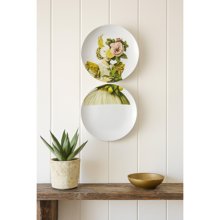 Conjunto de Pratos Cacatua - Greghi Desing