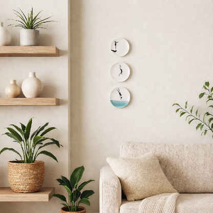 Conjunto de Pratos Mergulhador -  Greghi Design