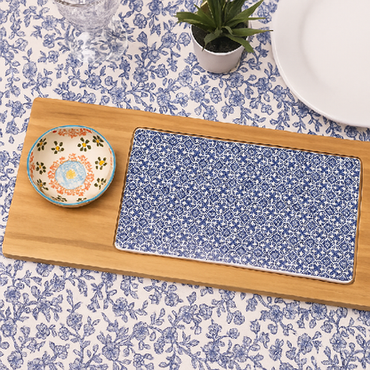 Conjunto para Petisco Floral