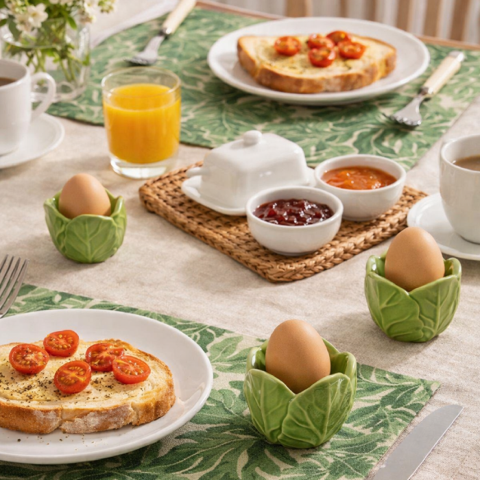 Dupla Porta Ovos Repolho Verde