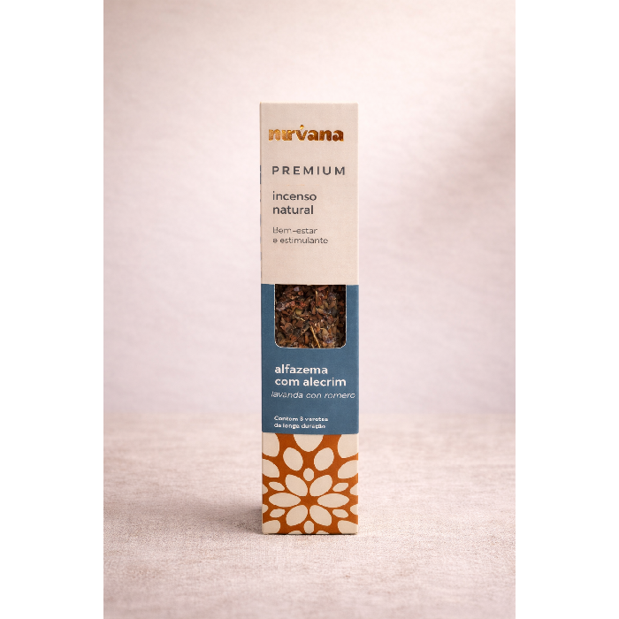 Incenso Natural Premium Alfazema com Alecrim