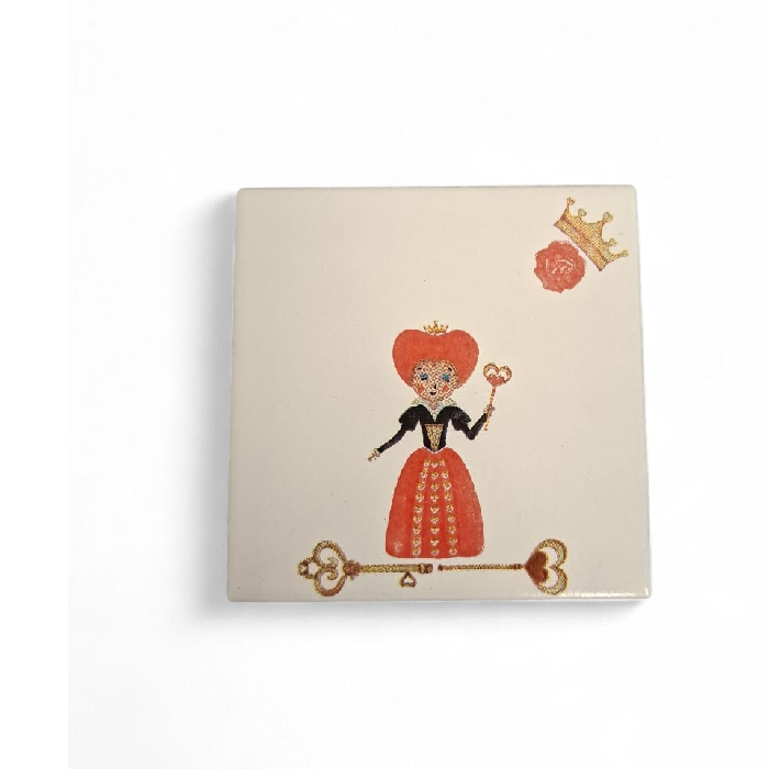 Mini Azulejo Alice - Rainha de Copas