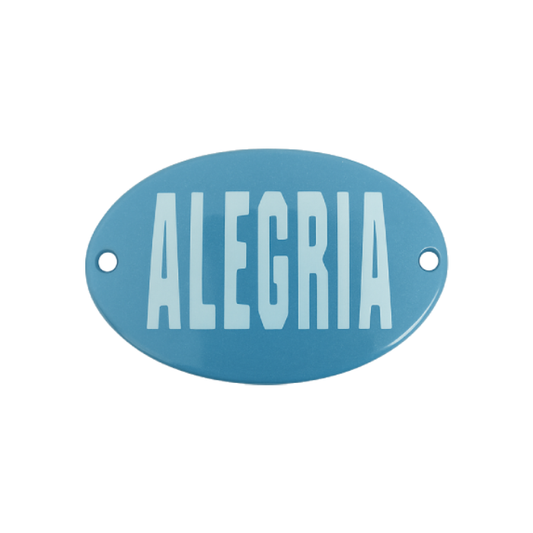 Mini Placa Alegria