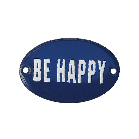 Mini Placa Be Happy
