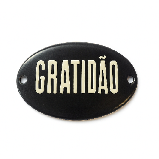 Mini Placa Gratidão