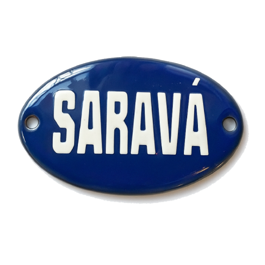Mini Placa Saravá