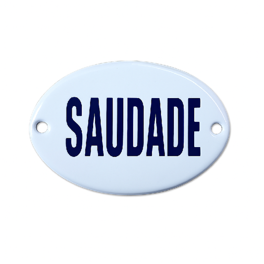 Mini Placa Saudade