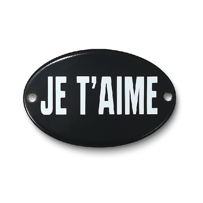 Mini Placa je t'aime