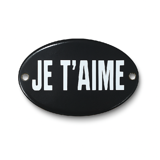 Mini Placa je t'aime