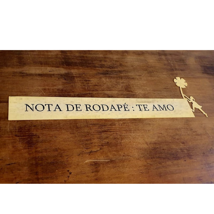 Nota de Rodapé: Te Amo