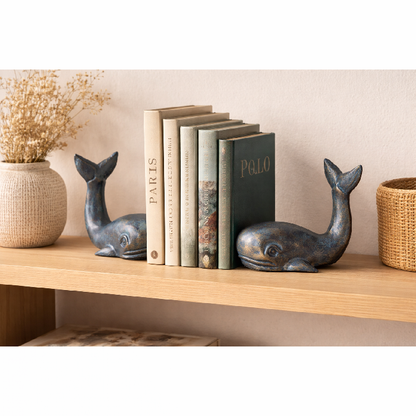 Porta Livros Baleias