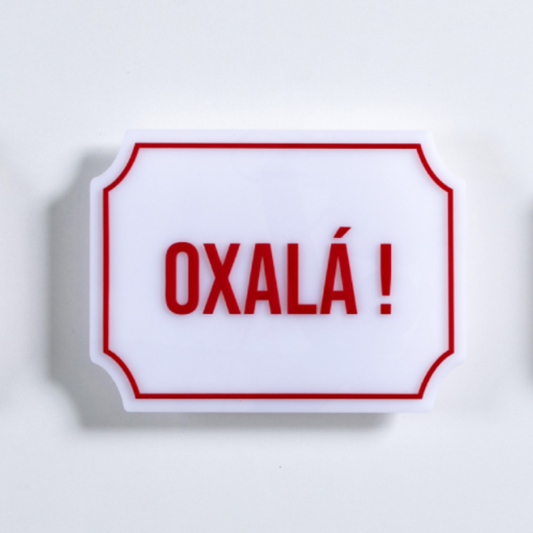 Placa Etiqueta Acrilica Oxalá