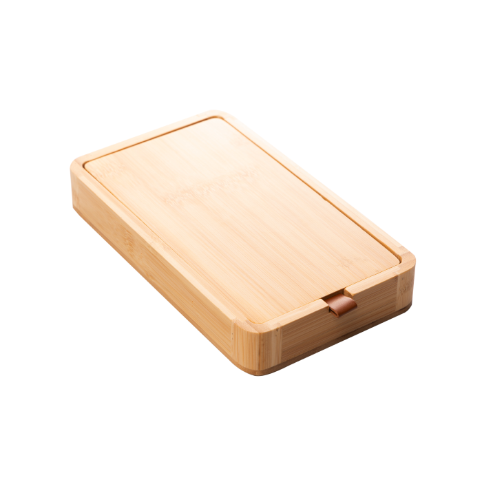 Porta-Joias de Bambu com Espelho