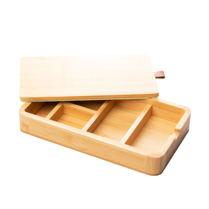 Porta-Joias de Bambu com Espelho