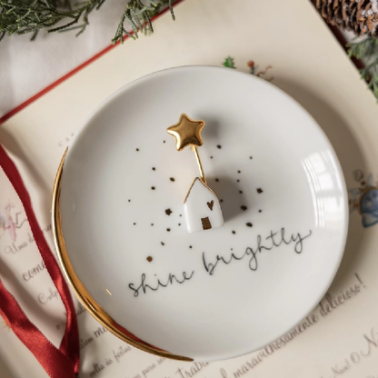 Prato Decorativo "Shine Brightly"