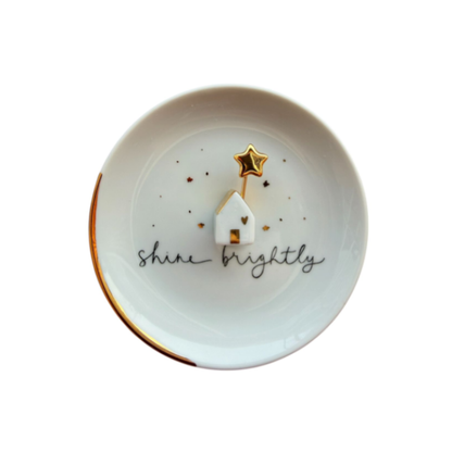 Prato Decorativo "Shine Brightly"
