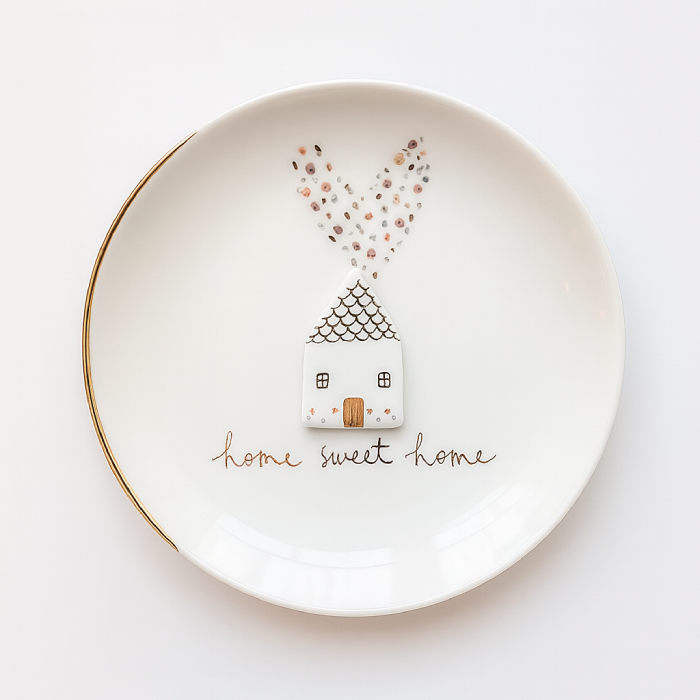 Prato Decorativo Home Sweet Home