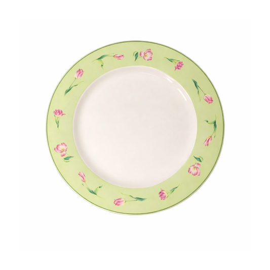 Prato de Sobremesa de Porcelana Tulipa