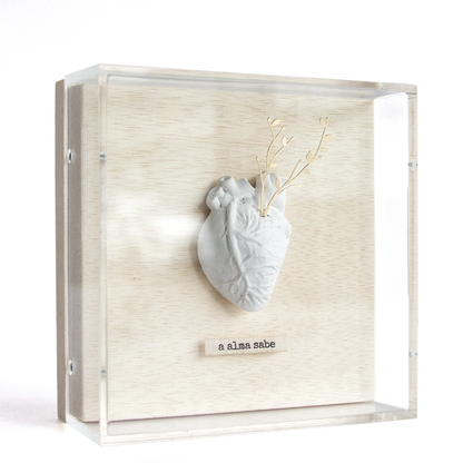 Quadro Acrílico Anatomia "A Alma Sabe"