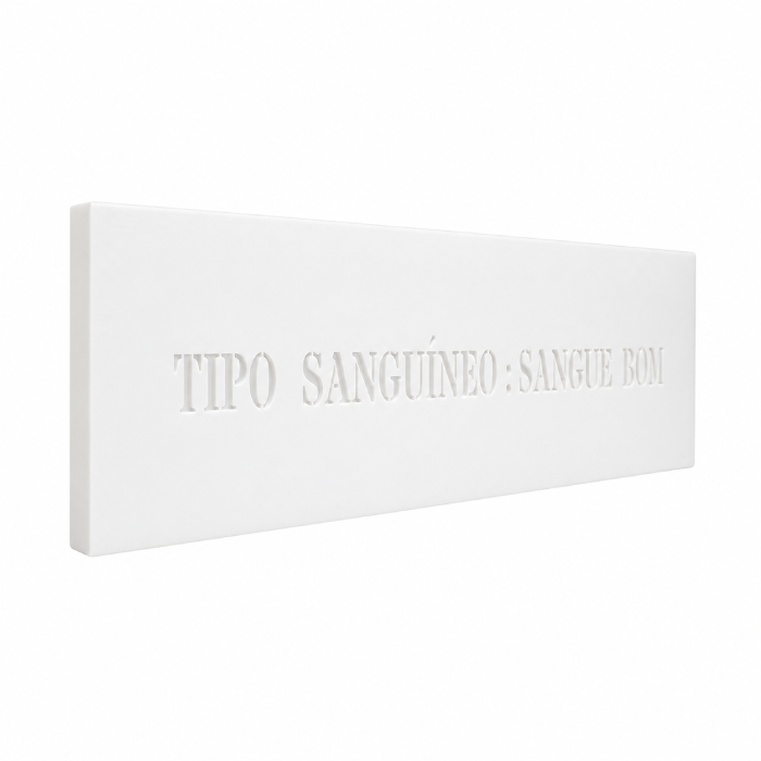 Quadro Acrílico Vazado - Tipo sanguíneo