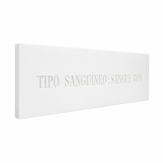 Quadro Acrílico Vazado - Tipo sanguíneo