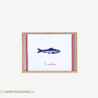Quadro Box Galicia Bordad Sardinha