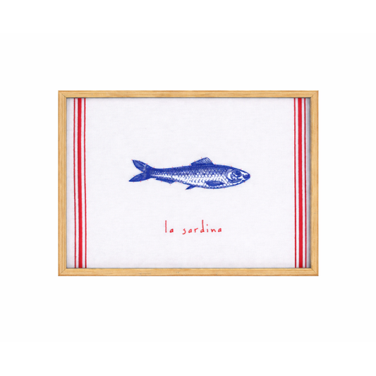 Quadro Box Galicia Bordad Sardinha