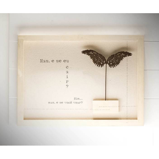 Quadro Asas "Mas e Se..."
