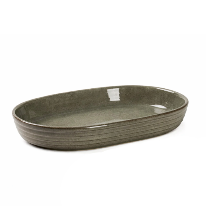Travessa Oval de Cerâmica - G