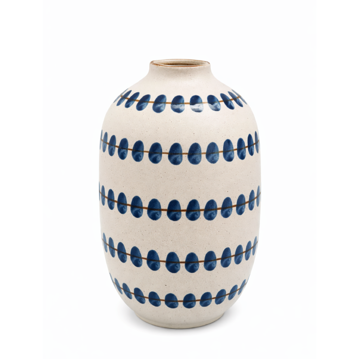 Vaso de Cerâmica Azul