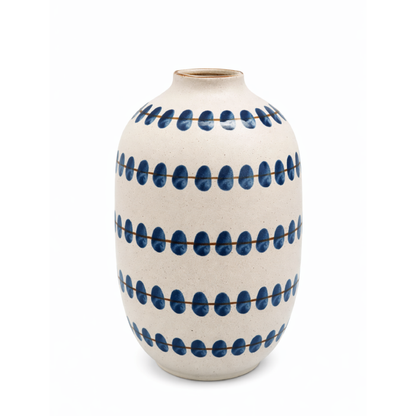 Vaso de Cerâmica Azul