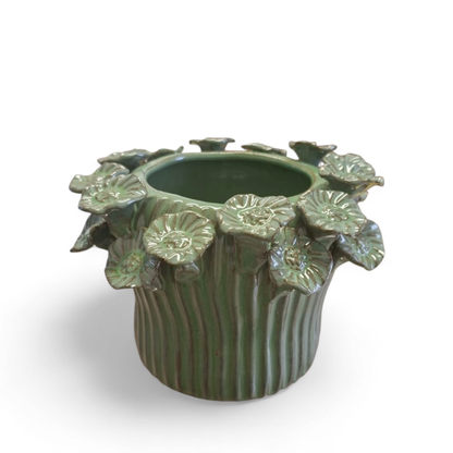 Vaso Decorativo Flora Verde