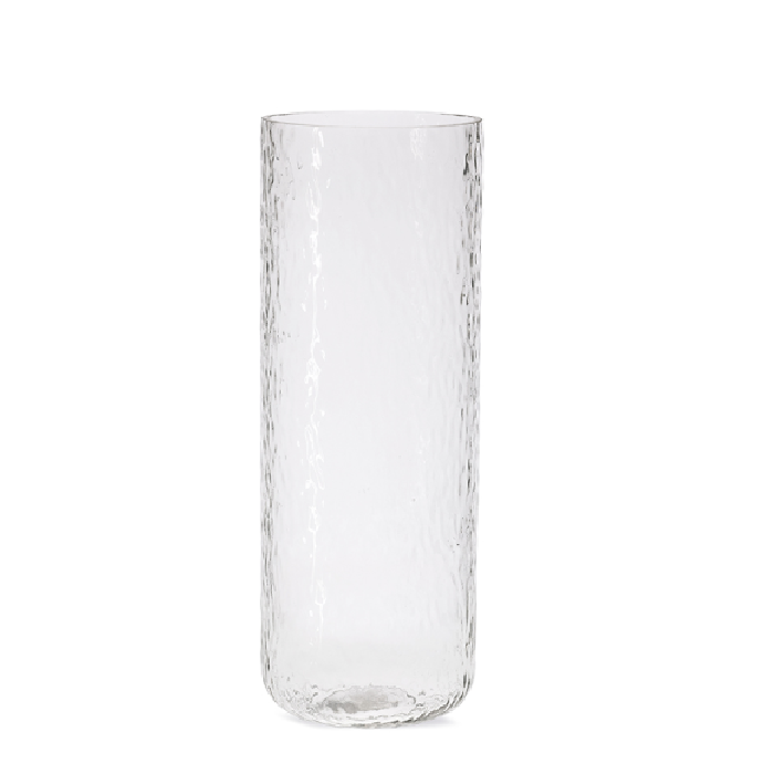 Vaso de Vidro Texturizado