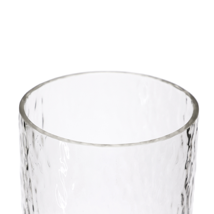 Vaso de Vidro Texturizado