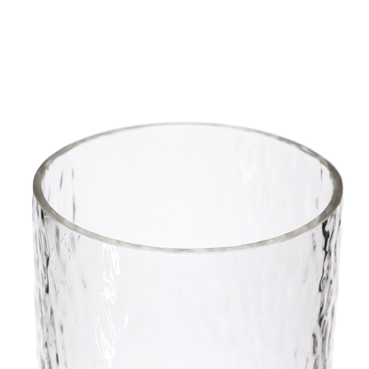 Vaso de Vidro Texturizado