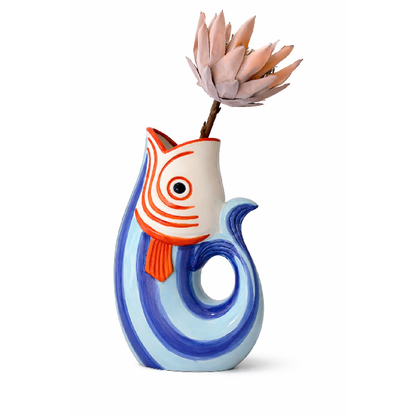 Vaso Peixe Blooming Azul