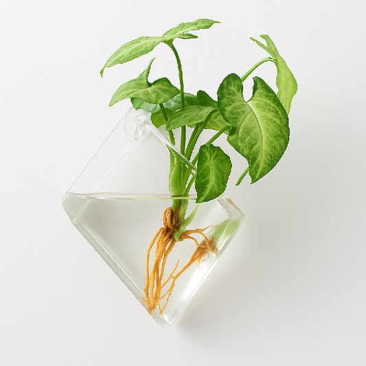 Vaso de Parede Losango de Vidro