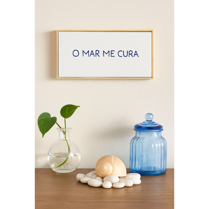 Wood Azule -  O Mar Me Cura