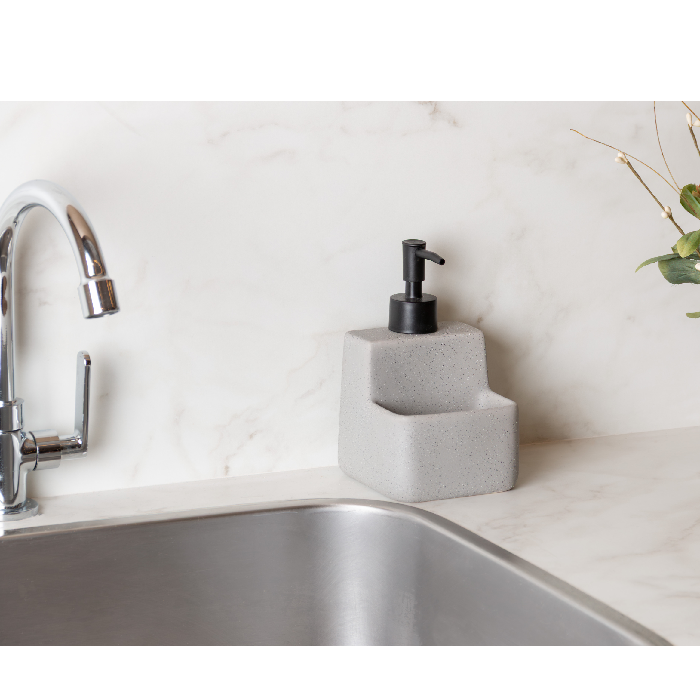 Porta Detergente Líquido com Suporte para Esponja