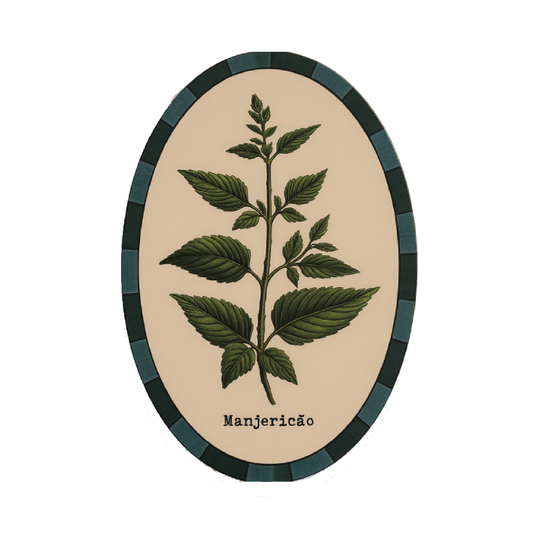 Azulejo Oval Manjericão – Greghi Design