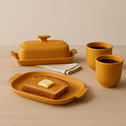 Bandeja de Porcelana Amarelo