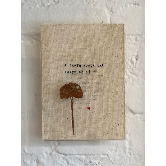 Moldura Acrilica Flutuant "A Fruta Não Cai Longe do Pé"