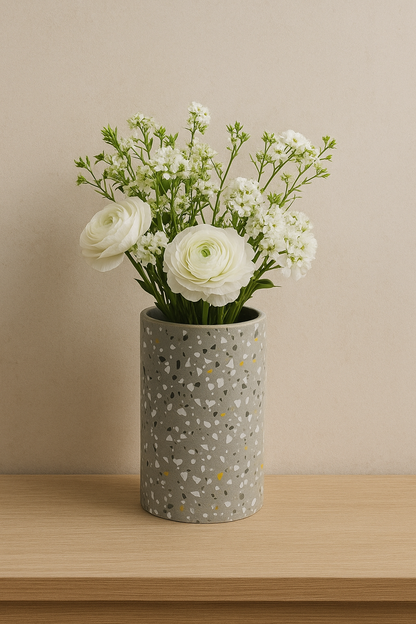 Vaso Decorativo Terrazzo em Cerâmica