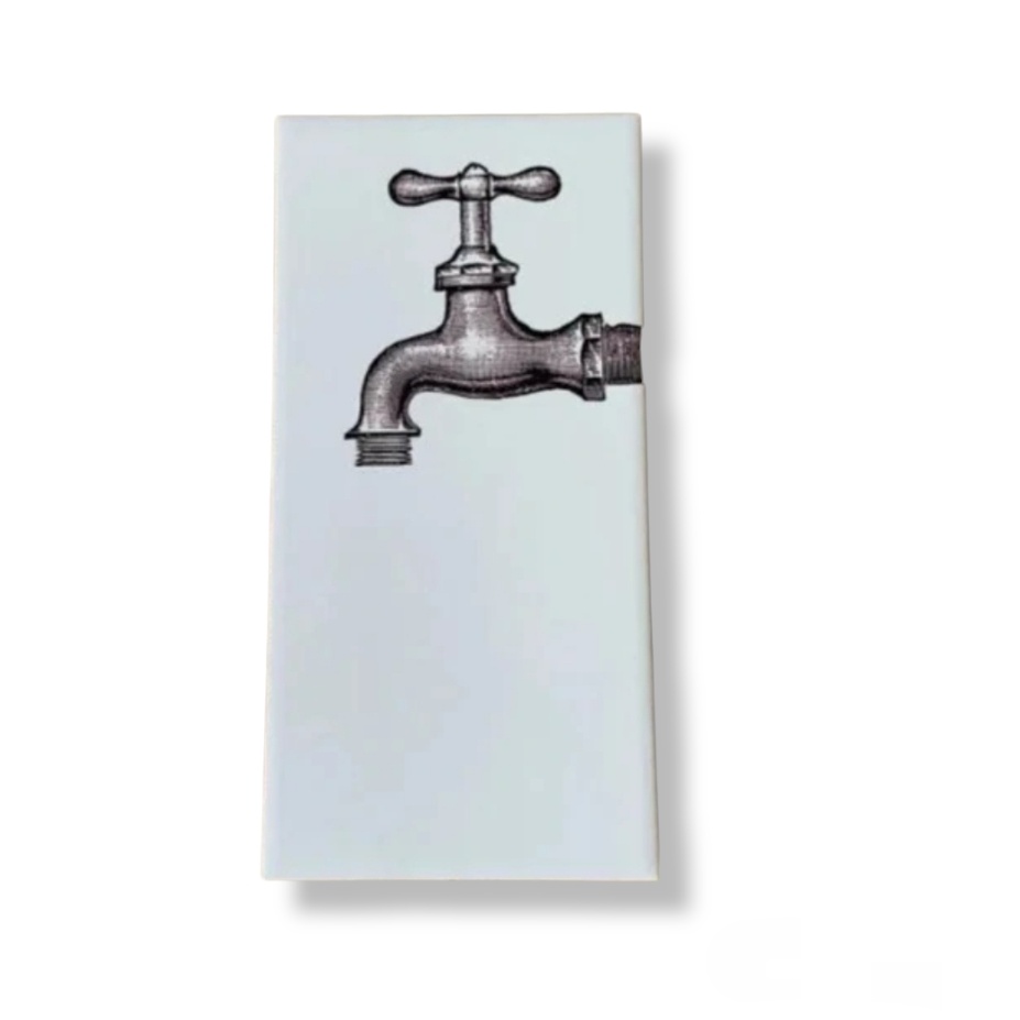 Azulejo Decorativo Torneira -  Greghi Design