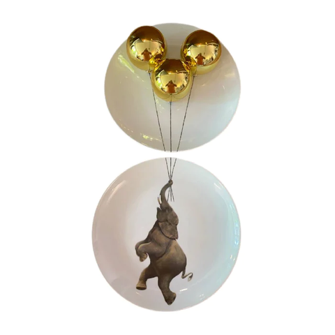 Conjunto de Pratos Elefante