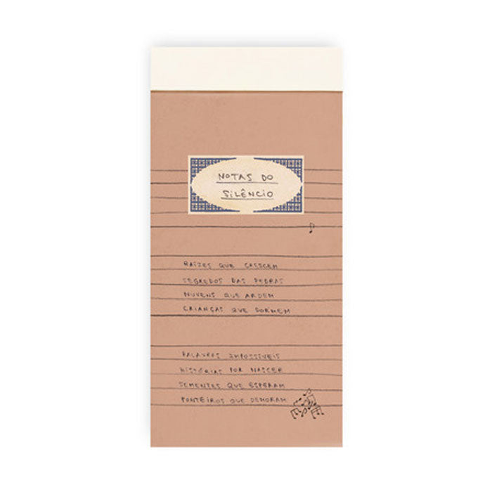 Caderno Pautado Anna Cunha Silêncio